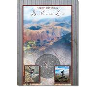 doodlecards Brother-in-Law Birthday Card Hiking