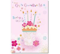 doodlecards Great Granddaughter Birthday Card Cupcake