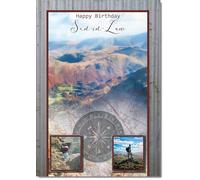 doodlecards Son-in-Law Birthday Card Hiking