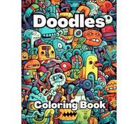 Doodles - Colouring book: 40 awesome doodles for you to colour