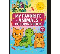 DoodleSplash - My favorite animals coloring book