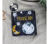 Doodling Faith Praise Him Soft Crinkle Baby Book with Pram Attachment