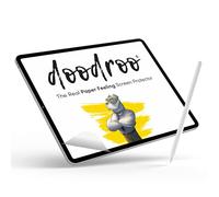 doodroo - The Real PaperFeeling and Anti Reflection Screen Protector for iPad 9,7" and iPad 2018 - Protective Film That Recreates The Natural Way of Drawing or Writing With The Paper Feeling - 2 PCS