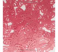 Doodylou Edible Candy Pink Butterflies for Cupcakes or Cake Decorations, Bright Pink Wafer Butterfly Toppers, 4.5 x 3 cm, Pack of 24