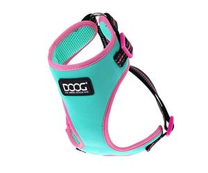 DOOG - All Weather 'Neoflex Dog Harness, Flexible Neoprene Breathable Mesh Padding Light Wetsuit Material Water Friendly Draws Moisture Away Fir Skin Easy Fit Small, Medium, Large, XL Soft