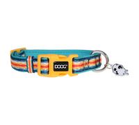 DOOG Dog Collar Scout Red/Yellow/Blue, Waterproof, Machine Washable