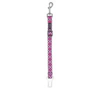 DOOG Dog Seat Belt For Dogs Pink/Black Stars 38-60Cm