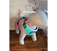 DOOG - Neoflex Soft Harness - Rin Tin Tin (Green & Pink) - Small