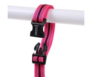 Doog Neon Leash Clip-It Lady Pink/Grey 1.3-1.6M Adjustable For Dogs