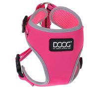 Doog Neoprene Harness Lady Pink/Grey For Dogs, Lightweight & Reflective