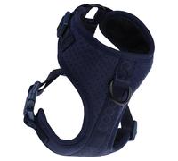 DOOG Neosport Dog Harness Navy, Adjustable, Neoprene, 2 Leash Attachments