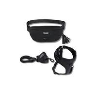 Doog Set Of 3 Neosport Belt, Small Harness And Lead Black