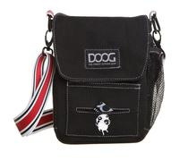 DOOG Shoulder Bag Black 17x21x7 CM for Dog Accessories,Large, Waste Compartment