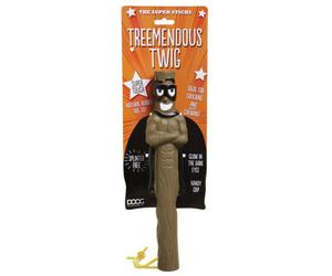 Doog Super Hero Rubber Floating Dog Throwing Stick - Tree-Mendous Twig