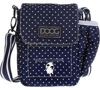 DOOG Walkie Bag - Adjustable Dog Treat Pouch Shoulder Bag with Poo Bag & Water Bottle Compartments - Comfort Fit for Everyday Use