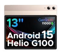 DOOGEE 2025 Newest Android 15 Tablet, Tab E3 Pro 13 Inch Tablet, 32GB+256GB/2TB, Helio G100 Octa-Core Android Tablets, 11000mAh/18W, Large Tablets with SIM Card Slot, 3.5mm Jack/5G WiFi/8+13MP, Golden