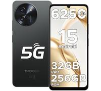 DOOGEE 5G Mobile Phones NOTE 59 PRO, Newest Android 15 Phone, Octa Core 2.3GHz, 120Hz 6.75" HD+, 6250mAh, 32GB+256GB/2TB Smartphone, Sim Free Unlocked Mobile Phones, Widevine L1,Fingerprint,NFC-Black