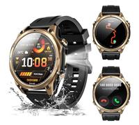 DOOGEE Anywise W1 GPS Smart Watches for Men, 6 Satellite Positioning, 50M Waterproof Fitness Tracker, 1.43'' AI Mens Smart Watch for Android Phone/iphone compatible,Answer/Make Call/12 Days Battery