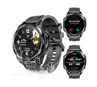 DOOGEE ANYWISE W1 LITE Smartwatch for Men,1.43''AMOLED Tactical Smart Watch for Android/IOS, 5ATM Fitness Tracker, 170+ Sports Modes, Answer/Make Calls/12 Days Battery/Heart Rate/SpO2/Sleep Monitor