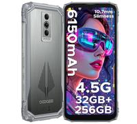 DOOGEE Blade 10 Pro Energy Android 15 Rugged Smartphone-32GB+256GB/2TB,10.7mm Ultra-thin & 6150 mAh Rugged Phone,90Hz 6.56" HD+,50MP Octa Core,3 Card Slots,4.5G Dual Sim Android Phone,Face ID/NFC/GPS