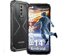 DOOGEE Blade 10 Pro Rugged Smartphone Android 14,16GB+256GB/2TB,10.7mm Ultra-thin Rugged Phone, 6.56" HD,50MP, 3 Cards Slots, 4G Dual SIM Unlocked Mobile Phones, Waterproof Phone,Face ID/NFC/GPS
