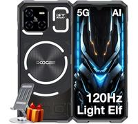 DOOGEE Blade GT Rugged Smartphone Android 5G Phone, Dynamic LED Light Effect, Dimensity D7050, 32GB+256GB/2TB, 120Hz 6.72’’FHD+, Rugged Phone Unlocked Android, 48MP, Face Unlock/Fingerprint/WIFI6/NFC