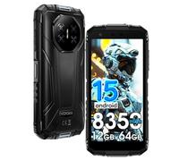 DOOGEE Fire 3 Rugged Smartphone 2025,8350mAh 10W,12GB+64GB/2TB 4G Android 15 Rugged Phone,13MP+8MP 5.5" HD+IPS,Dual SIM-Free Mobile Phones,IP68/Widevine L1/NFC/Face ID/OTG (Gray)