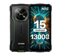 DOOGEE Fire 5 Pro Rugged Smartphone - Android 15, 13000mAh Rugged Phone, Gemini AI & Helio G81 Octa-Core 20GB + 128GB Mobile Phones, 6.6" 90Hz Display, Waterproof Phone, 3 Card Slots, NFC/OTG/GPS,2025