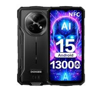 DOOGEE Fire 5 Pro Rugged Smartphone - Android 15, 13000mAh Rugged Phone, Gemini AI & Helio G81 Octa-Core 20GB + 128GB Mobile Phones, 6.6" 90Hz Display, Waterproof Phone, 3 Card Slots, NFC/OTG/GPS,2025