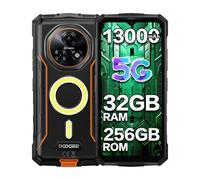 DOOGEE Fire 7 Pro Rugged Smartphone 5G, 1200LM Dual Camping Lights/POC, 13000mAh/33W, 32GB+256GB Rugged Phone, 64MP+20MP Night Vision, 6.6'' 90Hz, 5G Dual SIM IP68 Waterproof Phone, Android 15/OTG/NFC