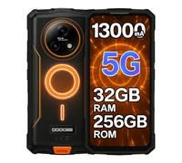 DOOGEE Fire 7 Pro Rugged Smartphone 5G, POC Intercom, 1200LM Dual Camping Lights, 13000mAh/33W, 32GB+256GB Rugged Phone, 64MP+20MP Night Vision, 6.6'' 90Hz, 5G Dual SIM IP68 Waterproof Phone, OTG/NFC