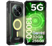 DOOGEE Fire 7 Pro Rugged Smartphone 5G, POC Intercom, 1200LM Dual Camping Lights, 13000mAh/33W, 32GB+256GB Rugged Phone, 64MP+20MP Night Vision, 6.6'' 90Hz, 5G Dual SIM IP68 Waterproof Phone, OTG/NFC