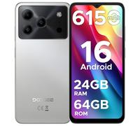 DOOGEE Note 56 Mobile Phones, Newest Android 16 Smartphone, 6150mAh, 8.45mm Ultra-Slim, 6.56" HD+ 90Hz, 24GB + 64GB/2TB Android Phones, Dual SIM Unlocked Mobile Phone, Face ID, GPS, OTG, FM-Plain