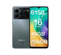 DOOGEE Note 56 Plus Mobile Phones, Android 16 Smartphone with Gemini AI, 48GB+256GB/2TB, 6150mAh Battery, 6.56" HD+ 90Hz Display, 50MP Camera, 4G Dual SIM Free Phone, Fingerprint/Face Unlock/BT5.0/NFC