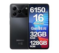 DOOGEE Note 56 Pro Mobile Phones, Newest Android 16 Smartphone with Gemimi AI, 6150mAh, 32GB+128GB/2TB Android Phone, 6.56" HD+ 90Hz, 4G Dual SIM Free Mobile Phone Unlocked, Face ID/5G WiFi/OTG/NFC