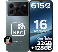 DOOGEE NOTE 56 PRO Mobile Phones, Newest Android 16 With Gemimi AI, 32GB+128GB/2TB, 6150mAh& 6.56" HD+90Hz Display, Dual SIM Unlocked Mobile Phone, 8.45mm Ultra-Slim, Face ID, 5G WiFi, GPS,NFC-GREEN