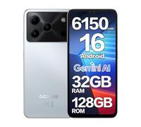 DOOGEE Note 56 Pro SIM-Free & Unlocked Mobile Phones 2025 - Android 16 with Gemimi AI, 6150mAh Battery Phone, 6.56" 90Hz Display Smartphone, 32GB+128GB/2TB, 4G Dual Sim/Face Unlock/GPS/5G WiFi/NFC