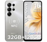 DOOGEE Note 56X Pro Mobile Phone - Android Phone 6.56" HD+ 90Hz IPS Screen Smartphone with 6150mAh Battery 32GB RAM+128GB ROM(2TB) Unisoc Core 13MP+8MP Camera Face ID/Fingerprint/NFC/Phone Plain