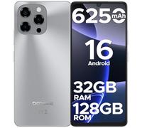 DOOGEE Note 58 Mobile Phones - Newest Android 16 Smartphone, 6.75" HD+ Display, 6250mAh Android Phones, 32GB+128GB/2TB, 4G LTE SIM Free Mobile Phone, Face Recognition, Widevine L1, 5G WiFi|NFC|OTG