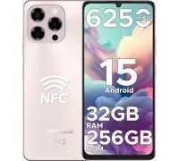 DOOGEE Note 58 Pro Mobile Phones, Android 15 Smartphone 2025, 6250mAh & 32GB+256GB 2TB TF, 6.75" HD+ 90Hz Display, 4G Dual SIM Free Unlocked Phones, Widevine L1, Fingerprint/Face ID/OTG/GPS/NFC,Golden