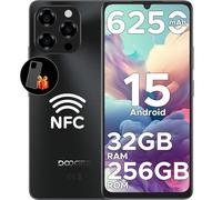 DOOGEE Note 58 Pro Mobile Phones, Android 15 Smartphone 2025, 6250mAh & 32GB+256GB 2TB TF, 6.75" HD+ 90Hz Display, 4G Dual SIM Free Unlocked Phones, Widevine L1, Fingerprint/Face ID/OTG/GPS/NFC, Black