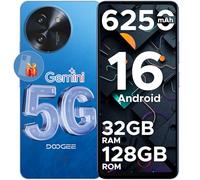 DOOGEE Note 59 Android 16 Mobile Phones, 5G smartphone with Gemini AI, 120Hz, 6250mAh, 6.75" HD+ Android Phone, 32GB+128GB/2TB, Dual SIM Free Unlocked Mobile Phone, Widevine L1, Face ID/BT5.0/OTG/NFC