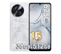 DOOGEE Note 59 Pro+ 5G Android 15 Mobile Phones 2025,UNISOC T8200,36GB+512GB/2TB,6250mAh 18W,6.75" HD+120Hz Smartphone,50MP AI Camera,Dual SIM Free Unlocked Mobile Phones,NFC/Widevine L1/OTG (White)