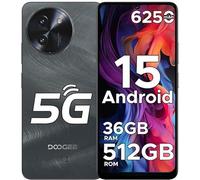 DOOGEE Note 59 Pro+ 5G Android 15 Smartphone 2025, 36GB+512GB/2TB & T8200 Octa-Core (6nm) Mobile Phones, 120Hz 6.75" HD+ Display & 6250mAh, 50MP AI Camera, Face + Finger ID/Widevine L1/NFC/GPS/OTG