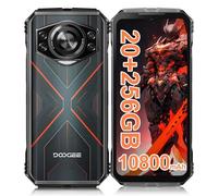 DOOGEE S Cyber Rugged Smartphone Android 14, 20GB+256GB Rugged phone, 10800mAh Battery & 50MP AI Cameras, 6.58''FHD+2.4K IPS Display, IP68/IP69K Waterproof, 5G WIFI/Dual SIM/OTG/Fingerprint/NFC-Red