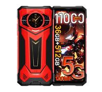 DOOGEE S200 Plus 5G AI Rugged Smartphone with 1.32" AMOLED Rear Display,11000mAh(66W) 36GB+512GB/2TB Android 15 Rugged Phone,100MP+20MP Night Vision,6.72"FHD+120Hz SIM-Free Unlocked Mobile Phones/RED