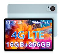 DOOGEE T30S 2025 Newest 11 Inch Android Tablets With SIM Card Slot, 16GB RAM+256GB ROM(1TB TF), Octa-Core,2.4K Display, 8580mAh, 5G WIFI, Bluetooth 5.0, 13MP+8MP, GPS, Android 14,2-Year Warranty-Blue