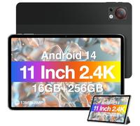 DOOGEE T30S Android Tablet,11 Inch 2.4K Android 14 with 16GB+256GB 1TB Expand,2024 Octa-Core Gaming Tablet with 8580mAh Large Battery,13MP+8MP, BT5.0,5G WiFi,Widevine L1,GPS,OTG,Black