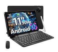 DOOGEE Tab A9 Pro+ Android 16 Tablets, 11 Inch Tablet with Keyboard, 30GB RAM 128GB ROM /2TB TF, 5G WIFI|Octa-Core|8580 mAh|Widevine L1| Netflix|GPS, 2 in 1 Tablets with Stylus Mouse, 4-Year Warranty