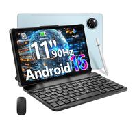 DOOGEE Tab A9 Pro+ Android 16 Tablets, 11 Inch Tablet with Keyboard, 30GB RAM 128GB ROM /2TB TF, 5G WIFI|Octa-Core|8580 mAh|Widevine L1| Netflix|GPS, 2 in 1 Tablets with Stylus Mouse, 4-Year Warranty